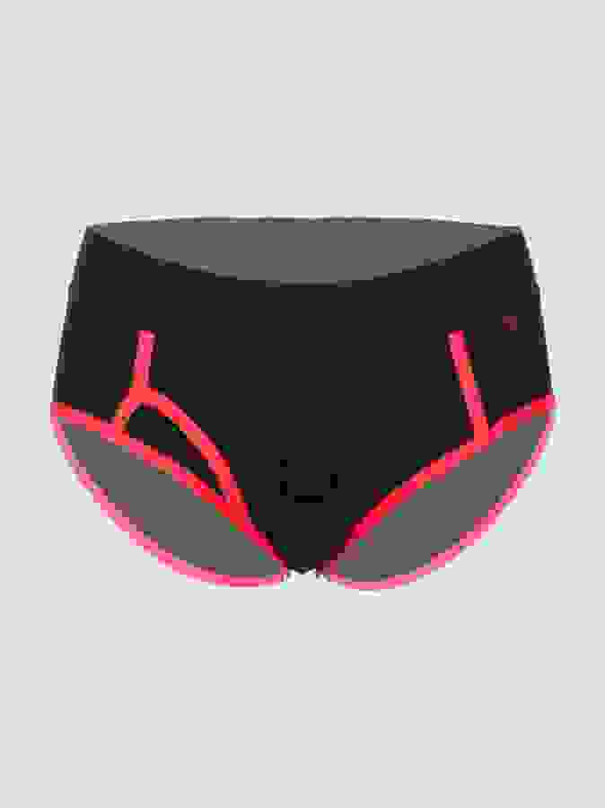 Lovehoney Unisex Strap-On Harness Briefs, Black, hi-res
